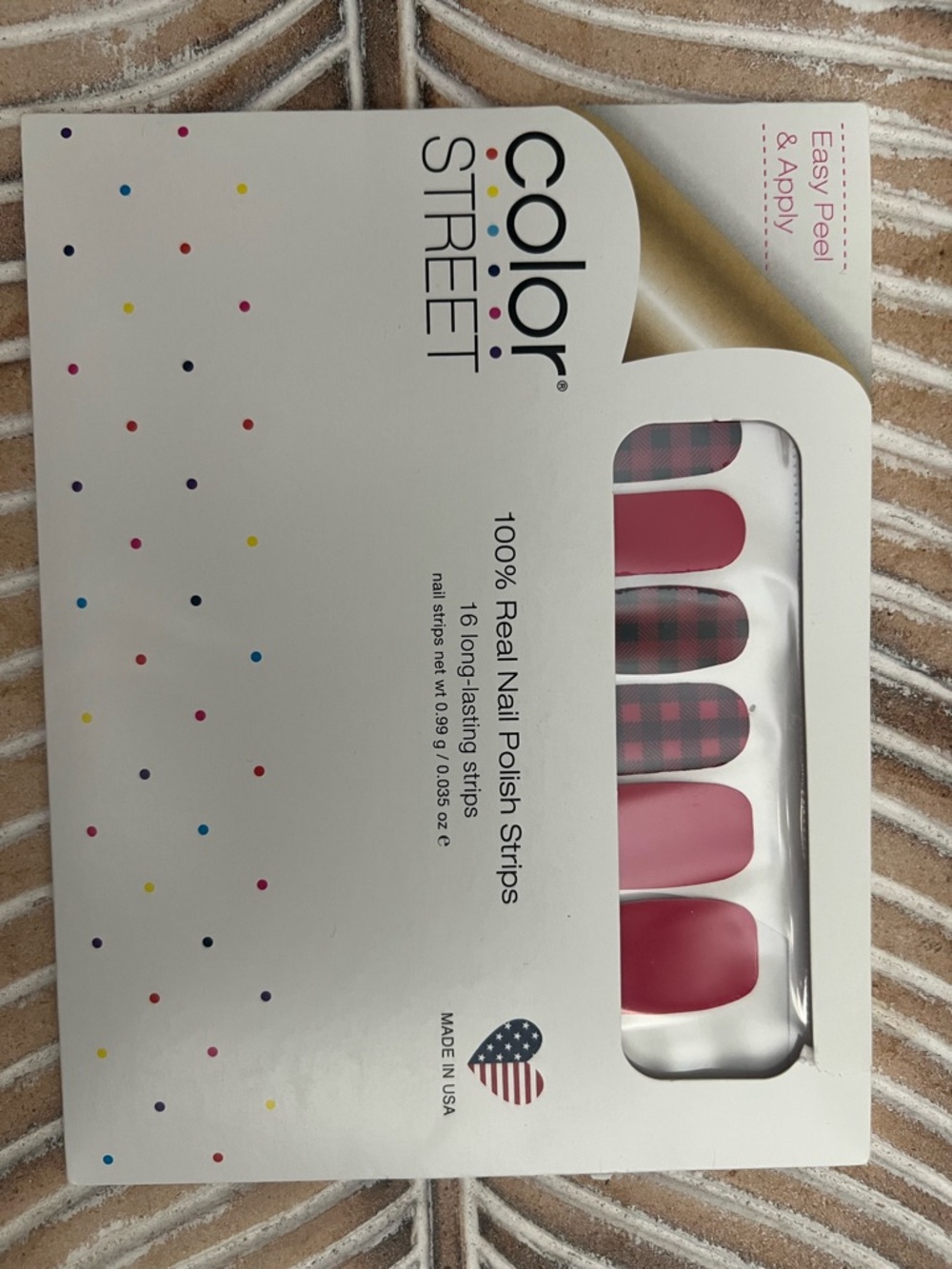 Color Street Retired Good Girls Gone Plaid New and Sealed Nail Polish Strips